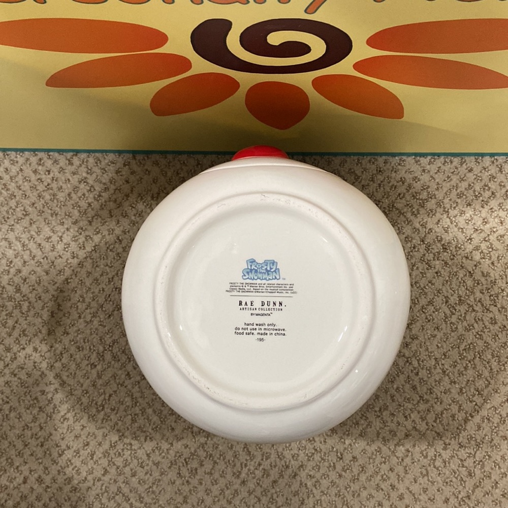 Rae Dunn x Frosty the Snowman FROSTY Canister - Picture 7 of 9
